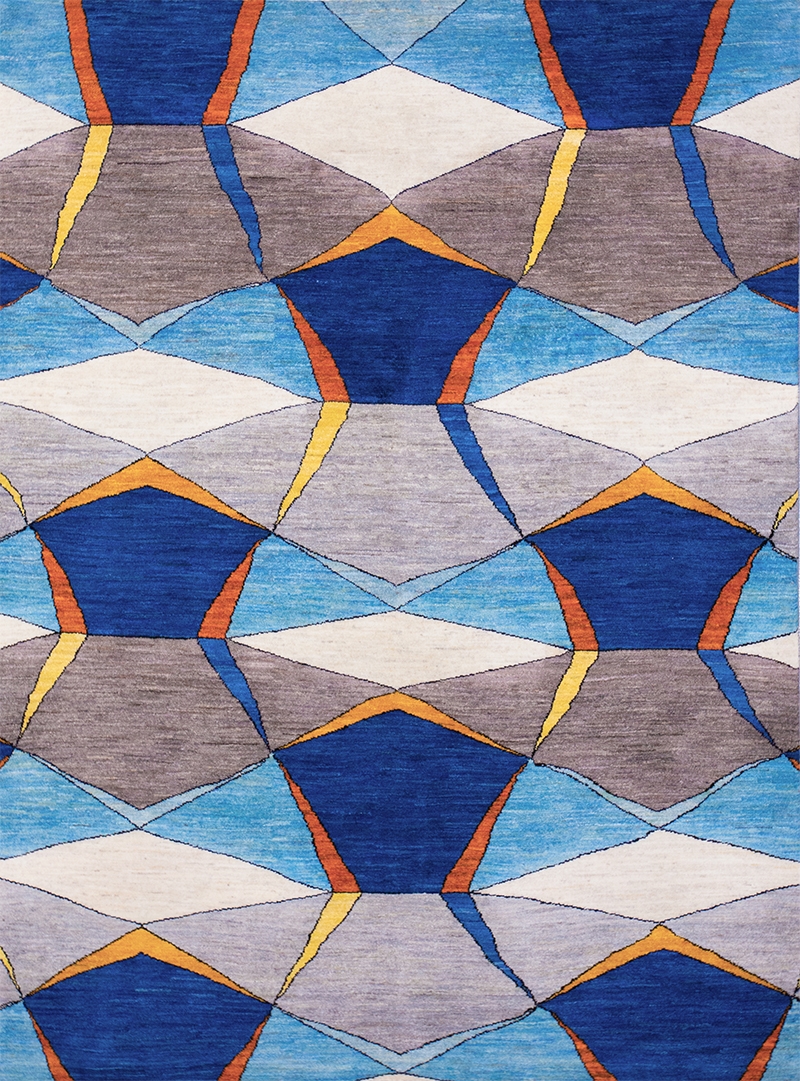 Ceiling Tilework Geometry Taagh 3 Architectural Collection Zollanvari Studio ZSFG 176 x 234cm