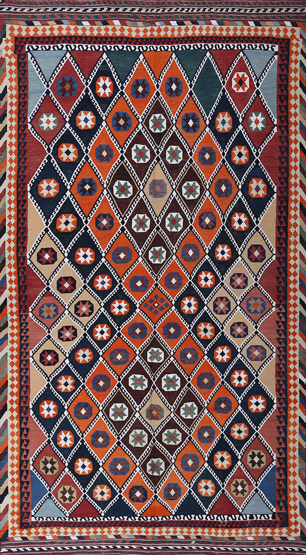 Ardkapan Gelim 1, Ghashgha’i, mid 19th century, Wool, 131 x 265cm
