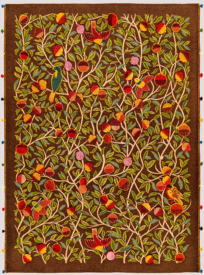 Field of Pomegranates Baluch Soumak 2 Transitional Tribal 153 x 209cm