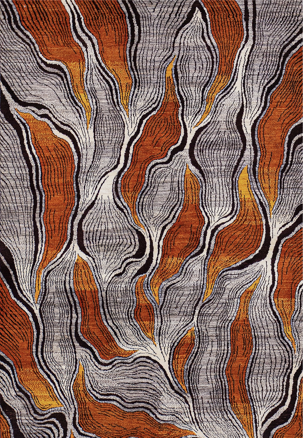 Flickering Fires 1a, Dreamtime Chants Collection, ZSFG, 170 x 240cm