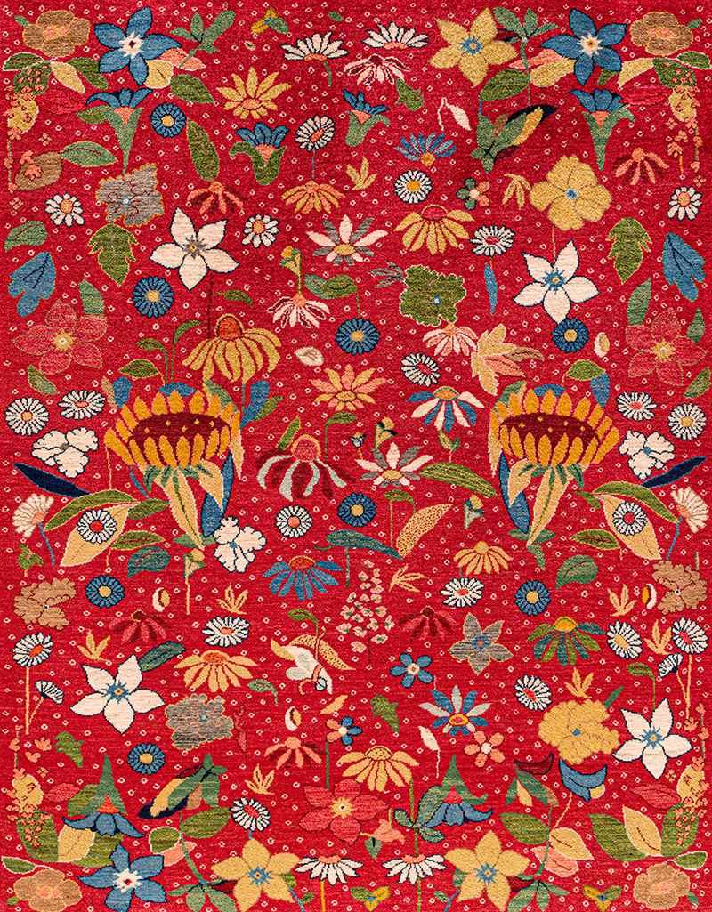 Garden of Eden 32 Zollanvari Studio ZSFG Wool 157 x 200cm Kopie