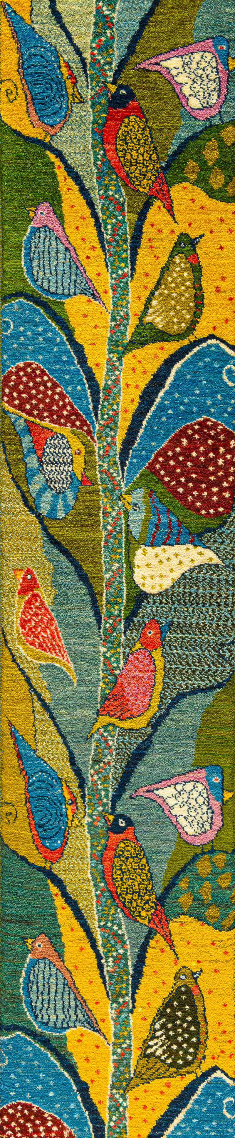 Gol o Bolbol 4 runner Transitional Tribal ZSFG 40 x 192cm