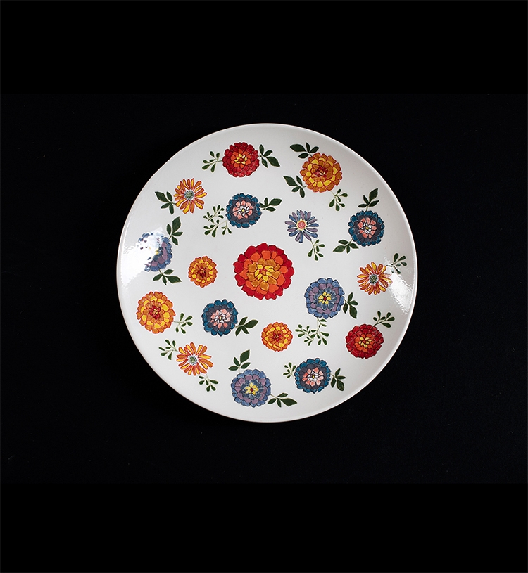 Ikebana Deep Plate 1 Zollanvari Studio, Fine Fired Porcelain