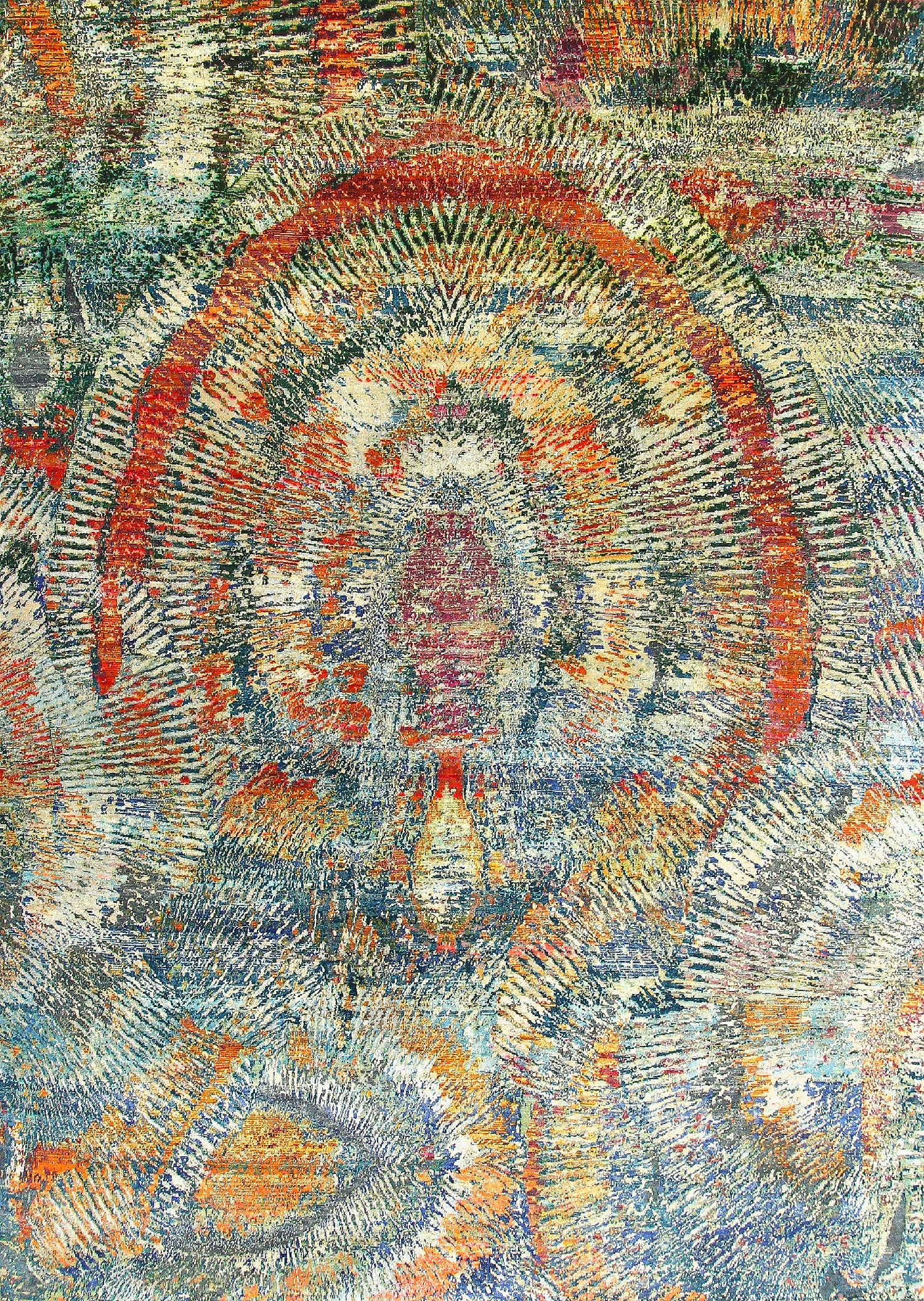 Iridescence Pluma, Wool & Silk, 267 x 365cm