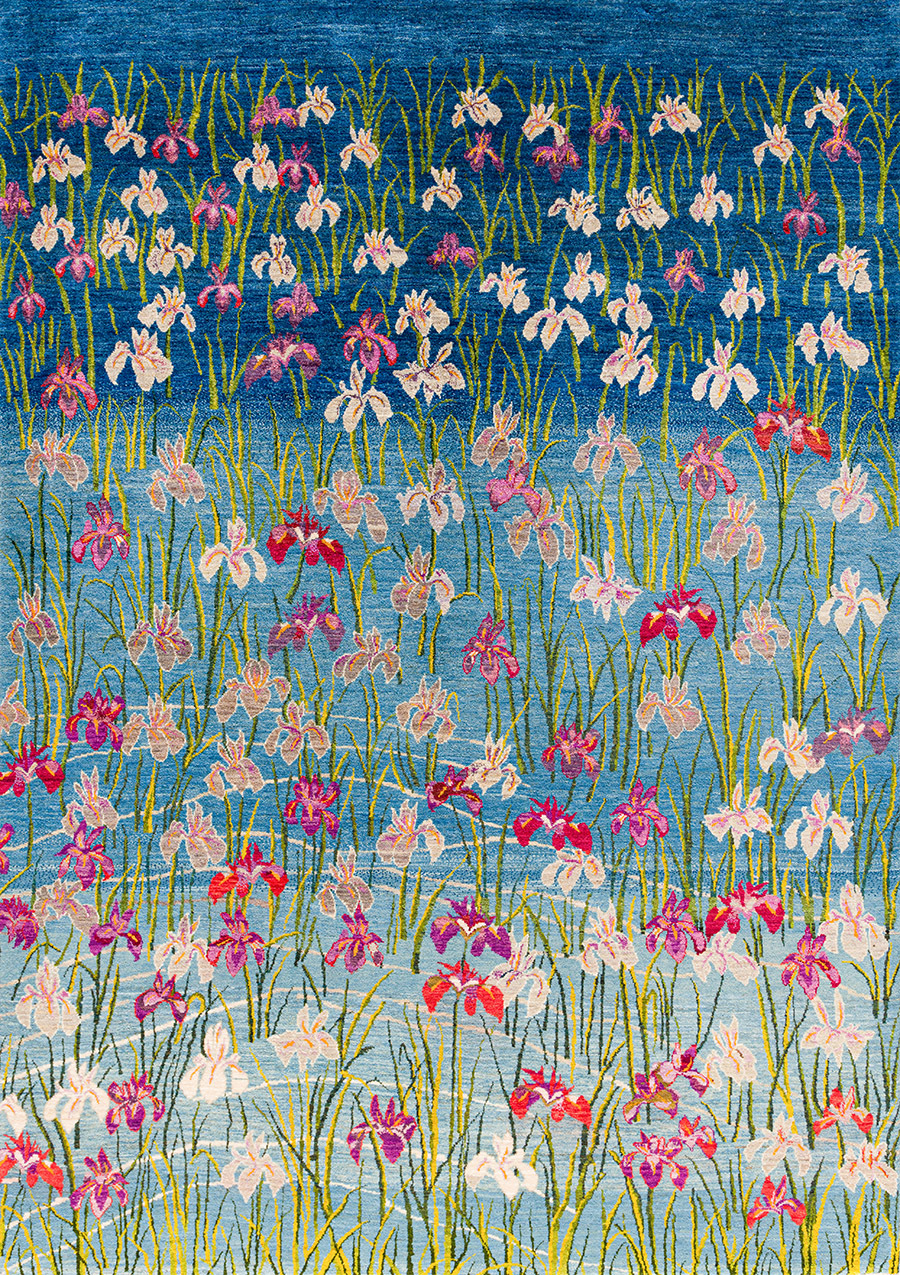 Iris Meadow 1 Flower Meadow Collection Zollanvari Studio Zollanvari Super Fine Gabbeh 220 x 311cm