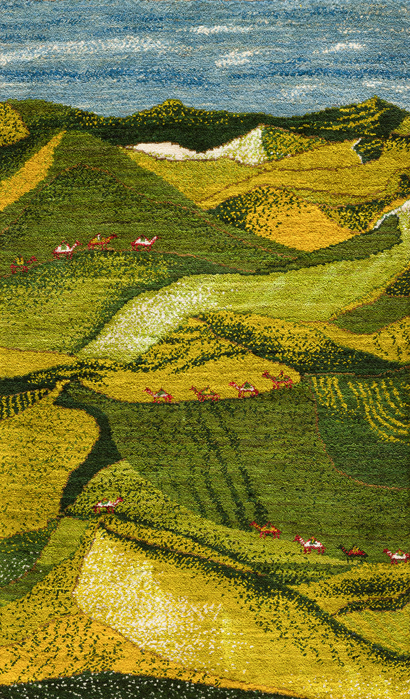 Landscapes of my Fatherland 58 Gabbehs Landscapes ZSFG 60 x 101cm