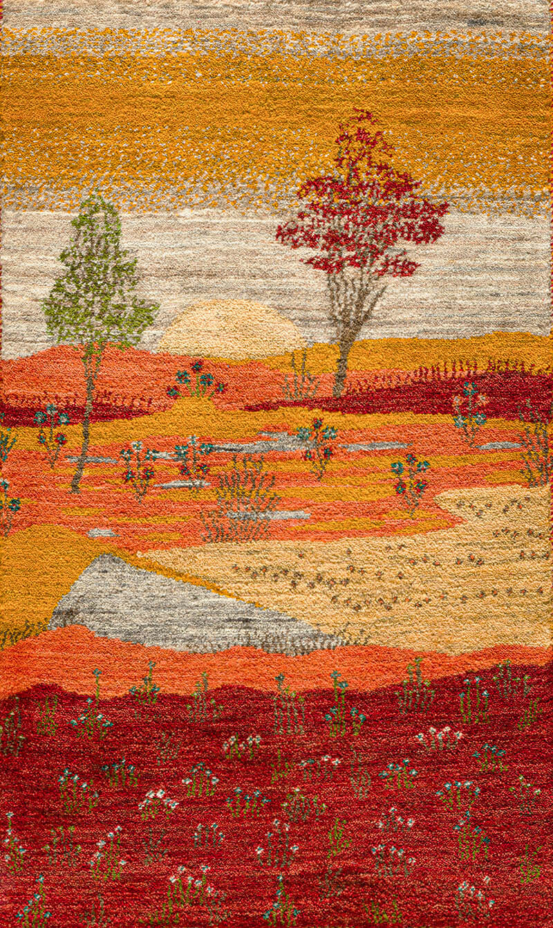 Landscapes of my Fatherland with Flora 1 ZSFG 59 x 99cm