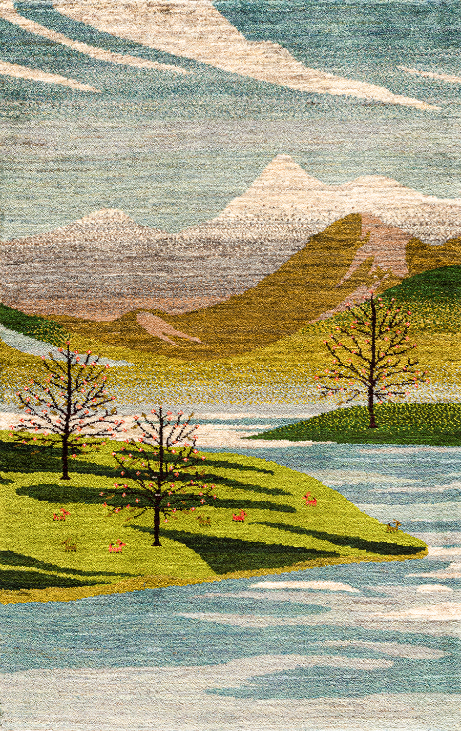 Naïve Landscapes of my Fatherland 30 Naïve Abstract Landscapes Collection Gabbehs Landscapes ZSFG 80 x 126cm