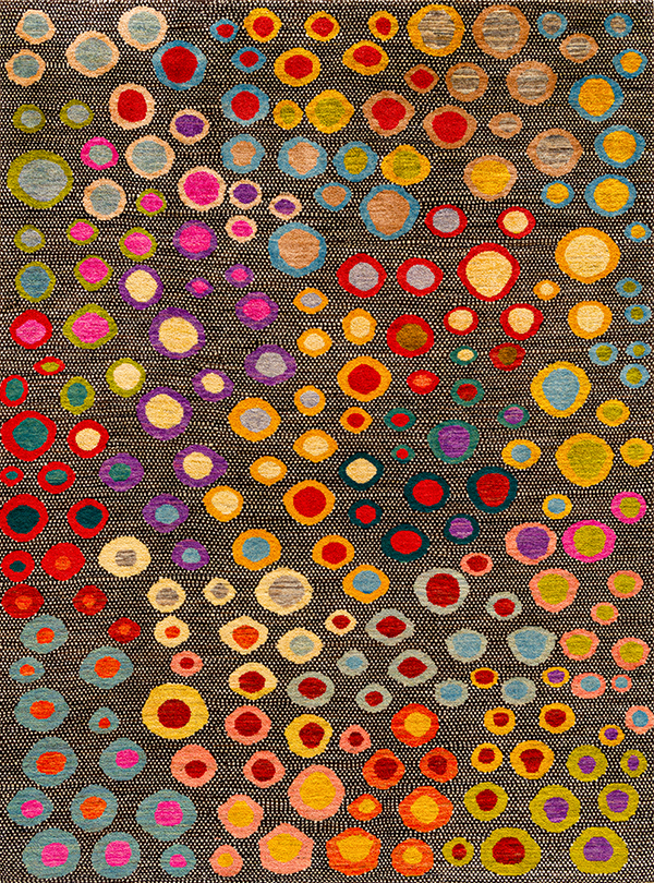 Op Art Flower Field Naïf Collection Zollanvari Studio ZSFG 174 x 236cm