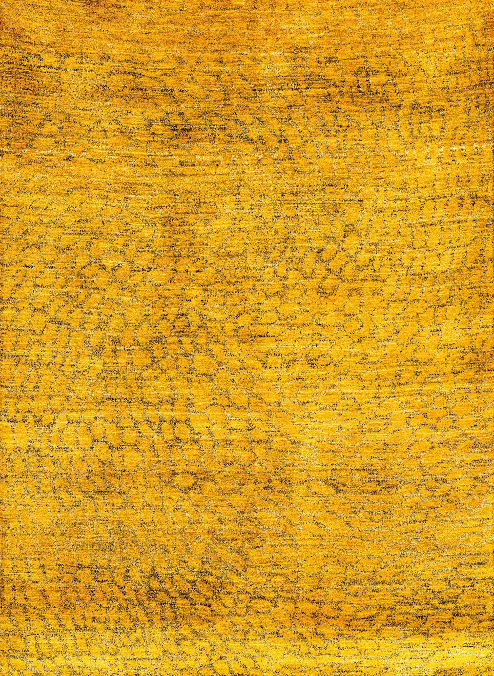 Sākuru Kyoto in Turmeric PR Gabbehs Abstract Plain 170 x 230cm