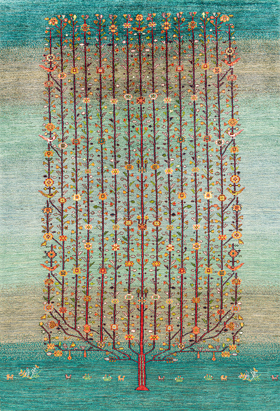 Tree of Life 5 Transitional Formal ZSFG Wool 165 x 242cm