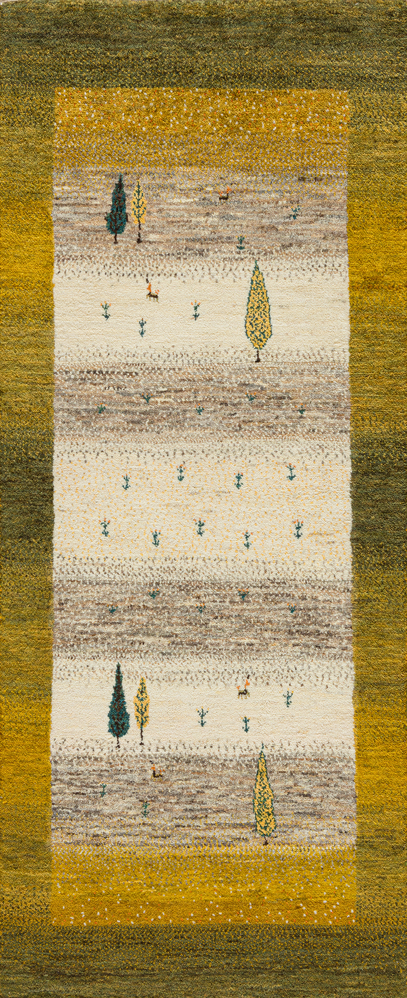 Trees Wandering Camels on a Chimera ground runner 1 Chimera Collection Gabbehs Abstract Plain ZSFG 69 x 167cm