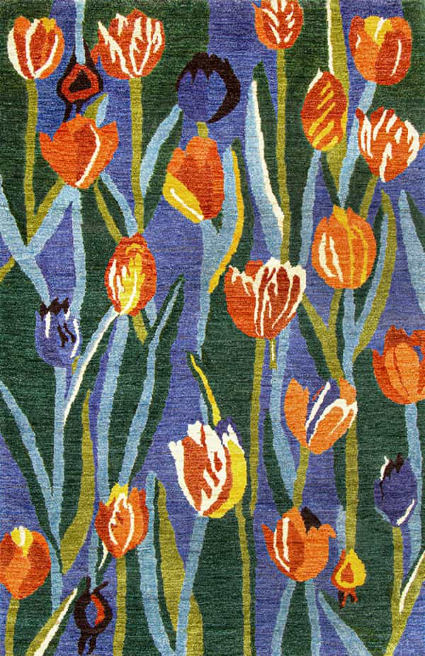 Tulip Meadow 2 Flower Meadow Collection ZSFG 120 x 188cm